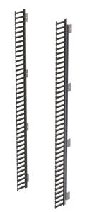 Accsessories Vertical cable management accessories Rack vertical cable manager fingers Supplied in pairs, these fingers are designed to mount to the side of the rack 19-inch rails.