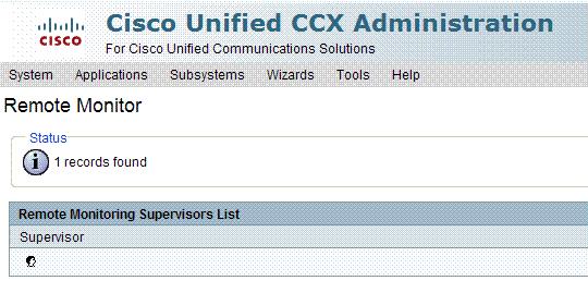 This is a Unified CM user configured as a Unified CCX Supervisor. 3.