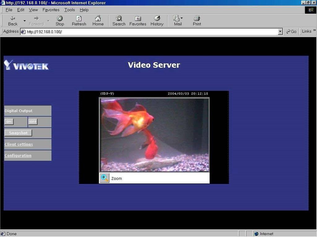 More flexible options for viewers 4 The first option allows anyone uses demo as the user name to view without password.