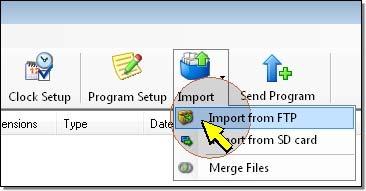 Selecting a row in the errors list, the data table row with the selected error is automatically highlighted.