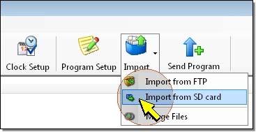 Importing files from SD memory card To copy the data files recorded on the SD memory card to the default folder, extract the