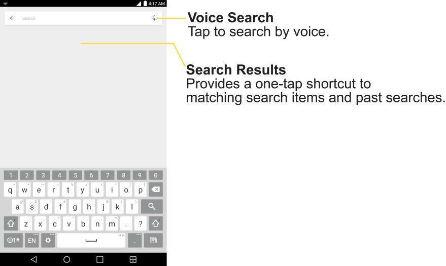 2. Enter the text you're searching for in the search field.