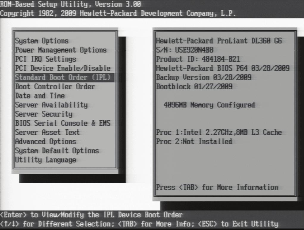 System BIOS Setup Utility