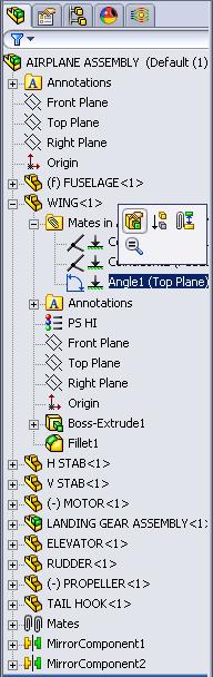 L. Modify Angle of Attack. Step 1. Click Right on the Standard Views toolbar.