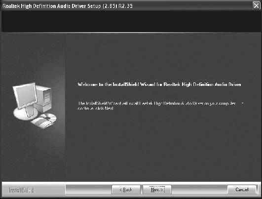 .. Installing driver for Chipset After you click Install behind the Chipset driver in the interface of Fig.