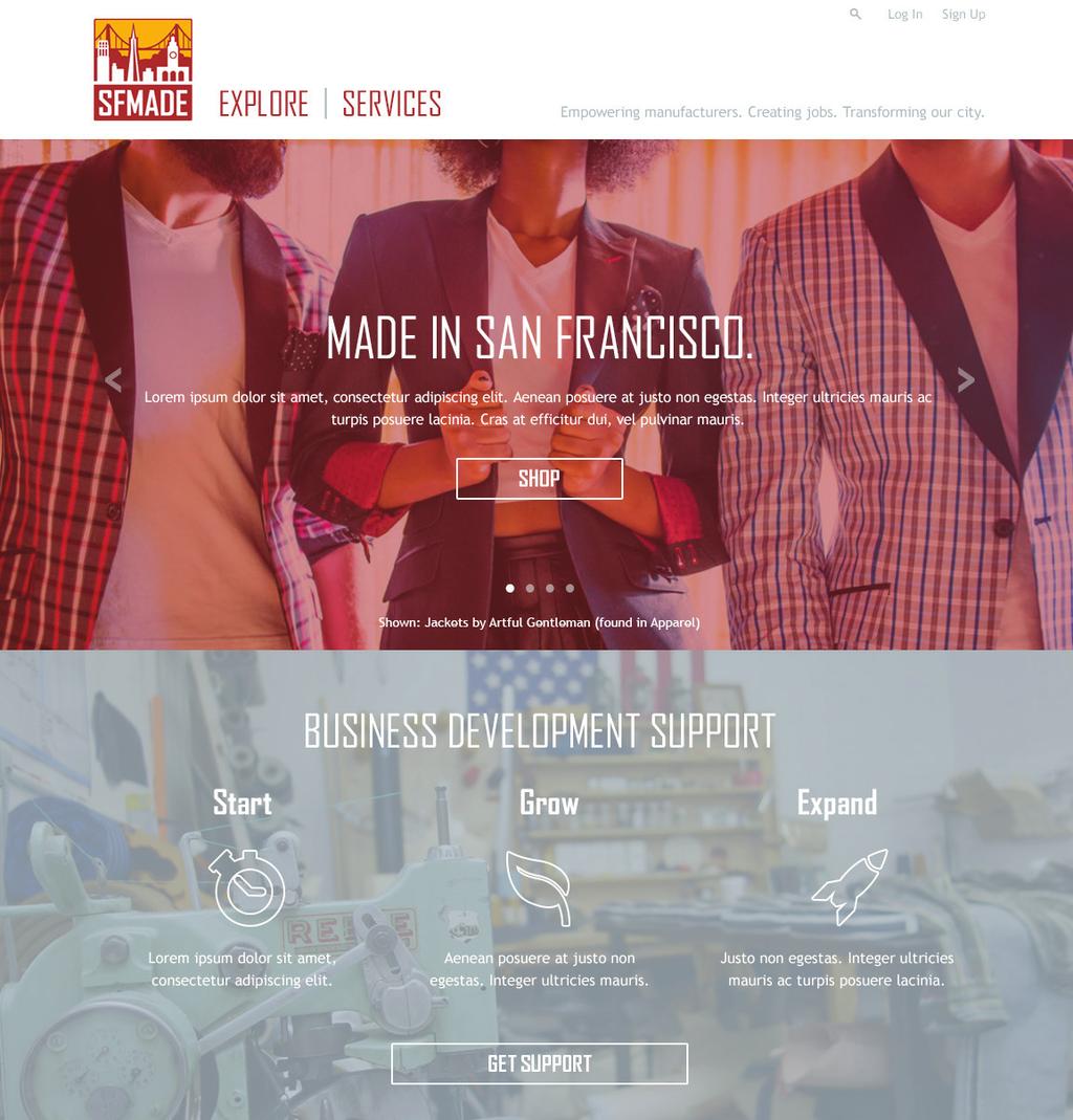 www.mission-minded.com SFMADE DESIGN LAYOUT EXPLORATION Quality Assurance Mission Minded reviews all updated and redesigned pages before your website s launch.