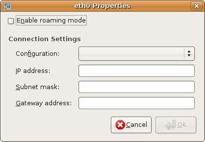 Appendix C Setting Up Your Computer s IP Address 4 In the Network Settings window, select the connection that you want to configure, then click Properties. 5 The Properties dialog box opens.