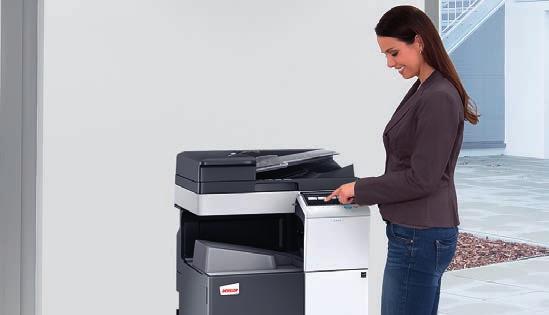 Optimise your workflow The ineo+ 227 features many useful functions to reduce the amount of manual work involved in document production. That will lower your costs and help to optimise your workflow.