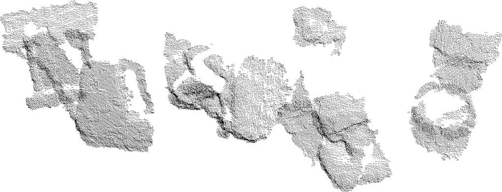 5D scenes collected from (b) an accurate LiDAR sensor and (c) a noisy Kinect sensor.