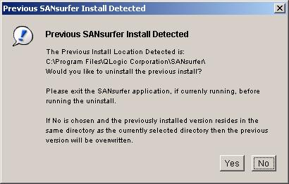 5 Installing ANsurfer FC HBA Manager Initial Installation 6.