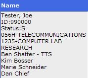 6. Employee Information Box: Name: Lists the employee name, ID and status along with current position codes and supervisors. Name ID Position Code Description 7.