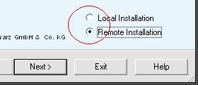 Firmware Update directory, remote PC directory or directory on a server) and close the dialog with the Install button. 3. Press the "Next" button to come to the selection of the firmware packages.