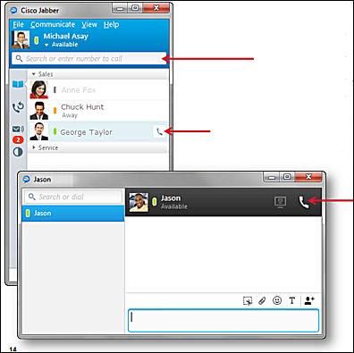The CTI Toolbar can be minimized. Answering Calls with Jabber/CTI Toolbar Integration To Answer the call, Click Answer.