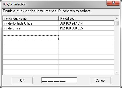Figure 12: MedcalScope s IP address table: example of connection to a network outside and inside the PC s network Accessing ReCon T via MedcalScope and TCP/IP connection ReCon T instruments may be