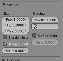You will also see settings for the way the material is calculated (default-lambert) and the intensity slider. The Ramp button will allow diversity of color.