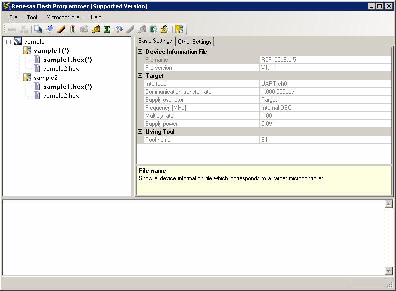 Renesas Flash Programmer CHAPTER 7 FUNCTION DETAILS (FULL MODE) - RL78, 78K, V850-7.