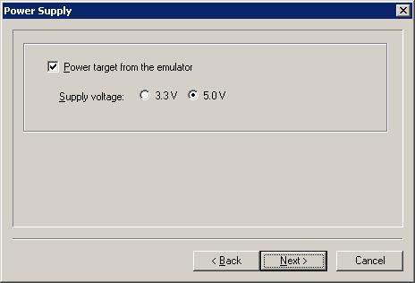 Renesas Flash Programmer CHAPTER 6 FUNCTION DETAILS (BASIC MODE) - RX - (d) [Power Supply] dialog box This dialog box is used to set power supply for the target system. Figure 6-32.