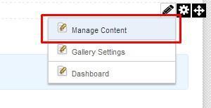 5. MANAGING CONTENT To open the interface for content management, it is necessary to switch the DNN page where the module is located to Edit mode.