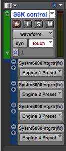 In Pro Tools, you display automation and controller lanes by clicking the Show/Hide Lanes button, adding Lanes by clicking the Add Lanes ( + ) button and setting the added lanes to displaying System