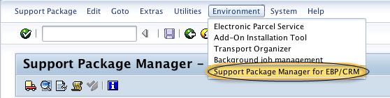 7. In the CRM Support Package Manager window, click Continue. 8.