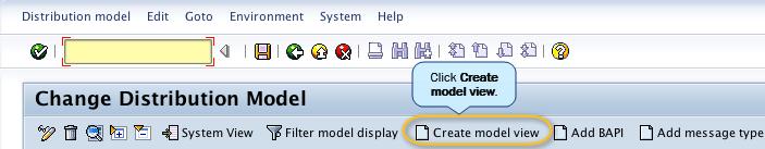 In the Change Distribution Model window, click