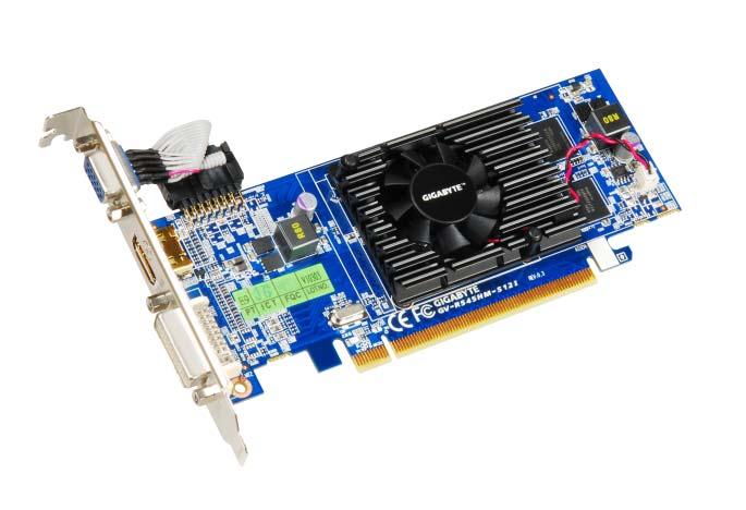 4. GV-R545HM-512I D-Sub Monitor Connector (15-pin) DVI-I or Analog LCD Monitor Analog CRT