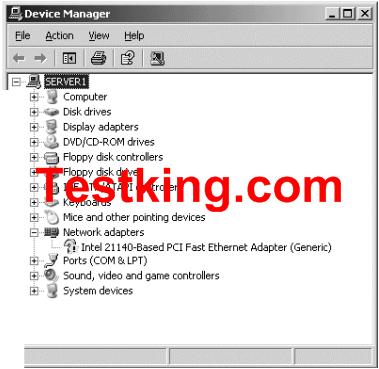QUESTION NO: 7 Exhibit: You are the network administrator of TestKing's. TestKing is undergoing some network related changes.