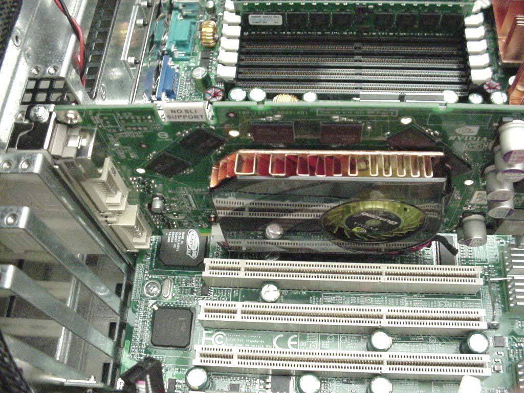 PCI SLOT 5 The PCI slots are numbered from the sidewall as PCI Slot 1 to PCI Slot 5 towards the Memory.