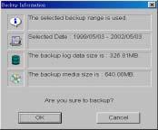 Chapter 8 Back Up System and Repair Database Utility 4.