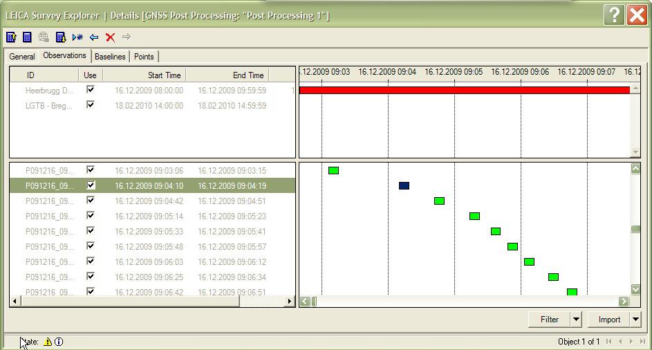 o o o Time bar Filtering Overview processed and un-processed points EasyIn and EasyOut (like in Zeno Office) to the new Zeno Field running on the handhelds Zeno 10 and Zeno 15.