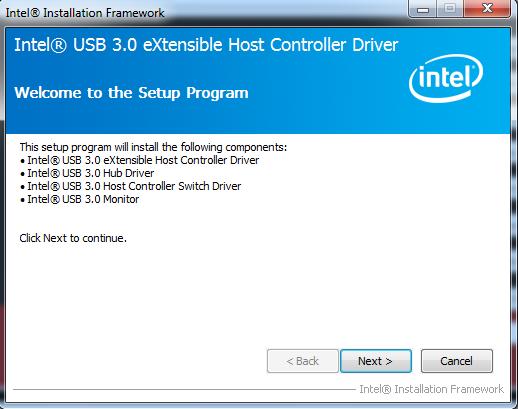 8 Installing USB 3.0 Driver 2. Click the USB 3.