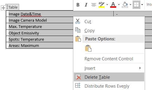 Click on any of the Table Styles to quickly apply a pre-defined format, or you can manually select the