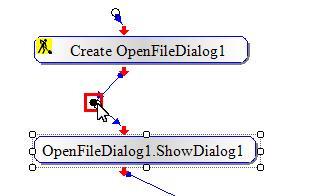 box is closed: a file is selected or the dialogue