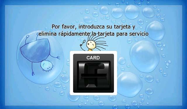 6. Appendix G.2 TRANSACTION PROCESS (SPANISH) G.2.1 AP MAIN This is a main AP screen and the customer can start to do transaction by inserting and quickly removing the card on card reader.