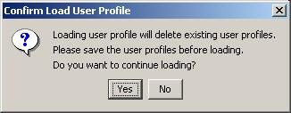 CHAPTER 2: PARAGON II SYSTEM CONTROLLER ADMIN 27 Load User Profile Use the Load Profiles command to restore previously backed-up Paragon User profiles. 1. On the Users menu, click Load Profiles.