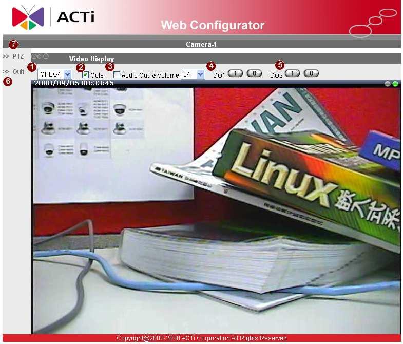 1.3.1.2 PTZ or PT camera T This section tells you how to view live video via Internet Explorer. The PTZ function is available only to root user(factory default: Admin /123456).
