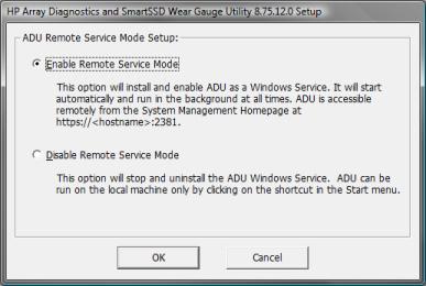 Setting up ADU Remote Service Mode You can run ADU as a Windows Service, so that it starts automatically and runs in the background at all times.