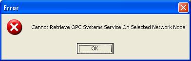 3 Select the Local OPC Systems Service.