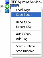 20 Select Tag Random and the Value Parameter. Repeat steps 8 though 14 and step 19 substituting Ramp for Random as Tag name and OPC Item name. EEI.OPCSimulator\SimDevice.Random. 21 Select Tag Sine and the Value Parameter.