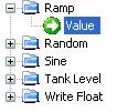 14 Expand the Ramp Tag and select Value. Select the Add Pen button or right click on Value and select Add Pen.