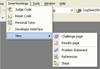 Exploring the Developer Interface 2-13 You can move to the next challenge contained in a Drill or Application directly from within Visual Studio by clicking the Launch next coding challenge in Visual