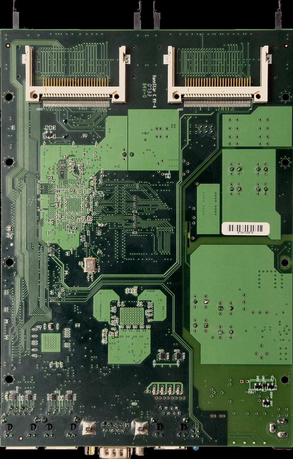 System Board View RouterBOARD 600 Series User's