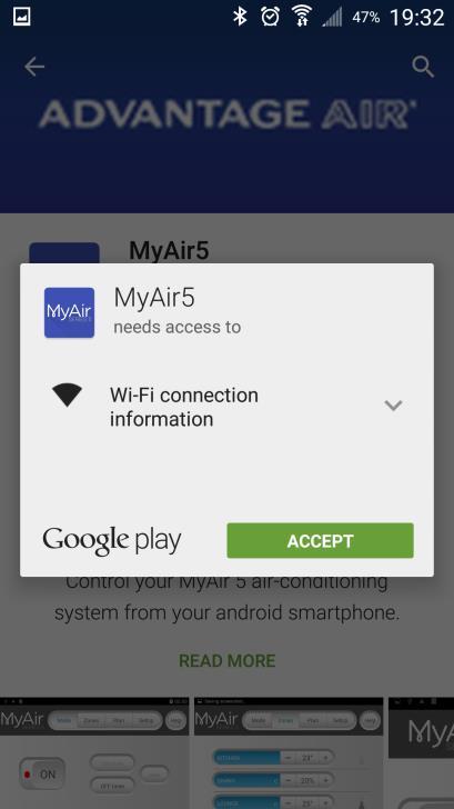 one). 4. Follow the instructions to add your account. Download the MyAir5 App from the 1.