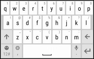 HTC Sense Keyboard Typing is fast and accurate with the HTC Sense keyboard. Word prediction also saves typing time. As you type, you ll see word suggestions that you can choose from.
