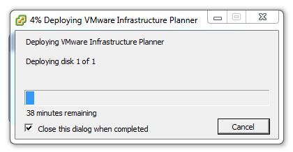 i. Access the File Menu in vsphere-client and select Deploy OVF template ii. iii. iv. Browse to the location on your computer where the unzipped OVA dump is and select OVA template ending with.