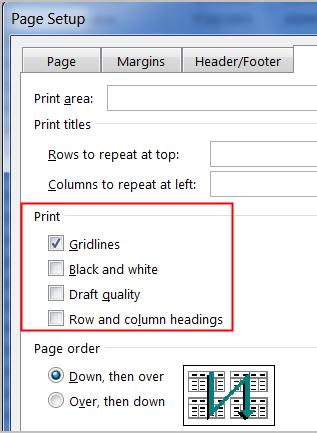 Exercise: Use the same worksheet - Source Data. Click on Print Titles command from the Page Setup tab. Page Setup dialog box will come up.