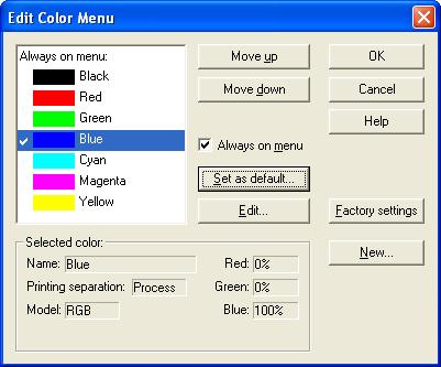 To set the new color as a default, so that all future math equations appear in this color, go to Format > Color >