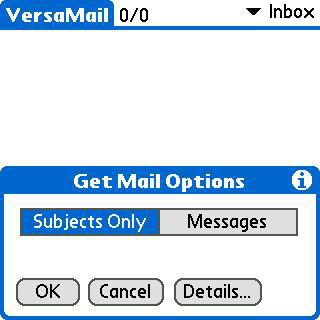 5.3 Receiving Mail via VersaMail 1.