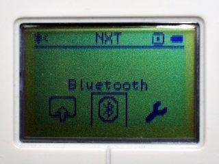 A successful Bluetooth connection to the NXT will show a < next to the Bluetooth symbol Demo of Initializing and Connecting via Socket: void init_bluetooth(const char *bt_addr, int *socket) { struct