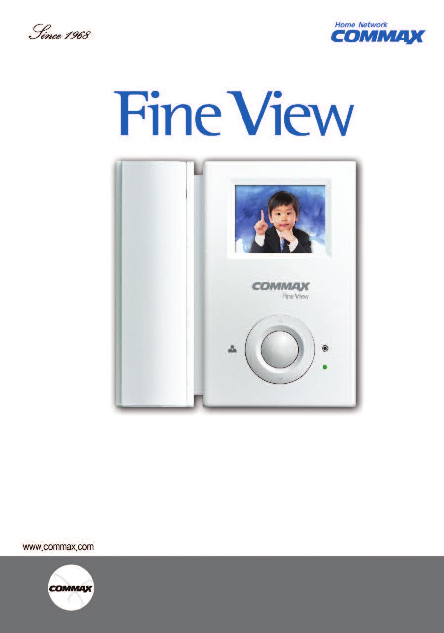 User Manual Color Video Door Phone CMV-43S Thank you for purchasing COMMAX products.